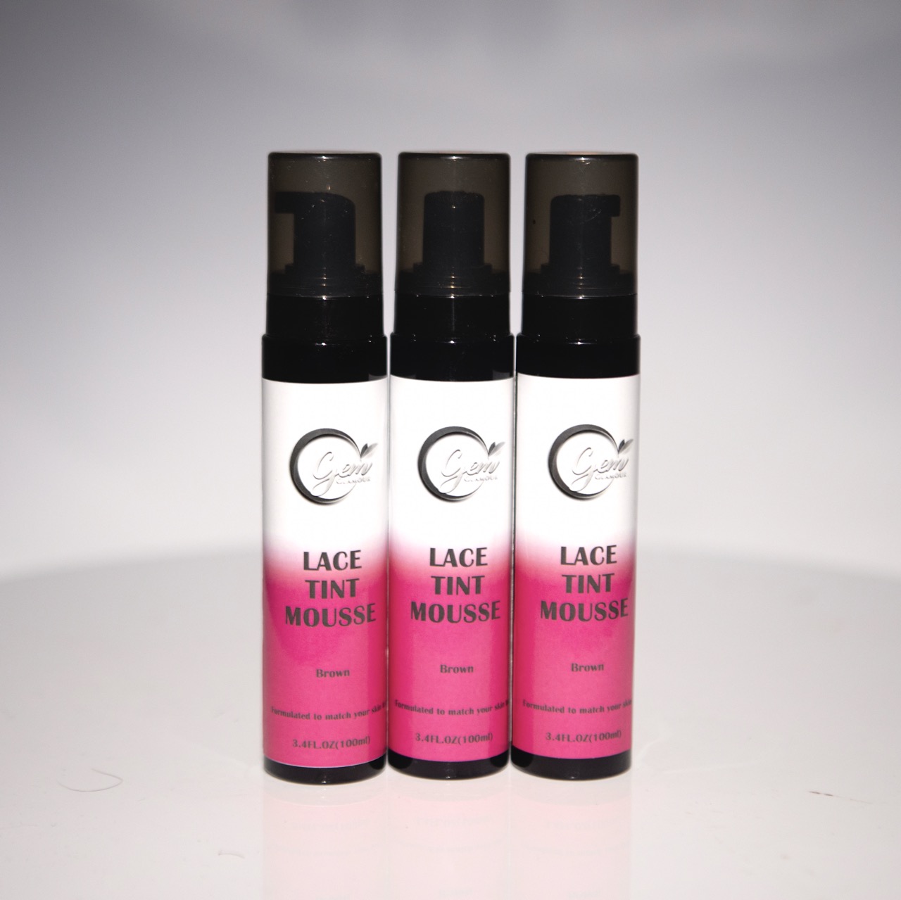 Lace tint mousse ( dark brown )
